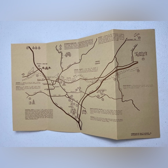 Santa Clarita Valley Historical Society 1982 Calendar & Site Pamphlet - Picture 7 of 8